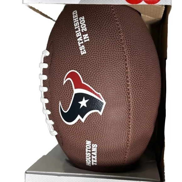 Wilson Houston Texans Composite Football NFL Silver Series Official Full Size - Picture 1 of 2